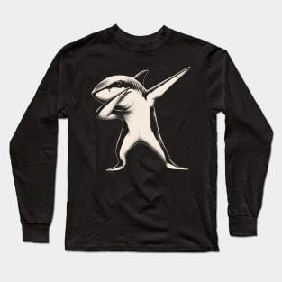 Dabbing Shark Long Sleeve T-Shirt